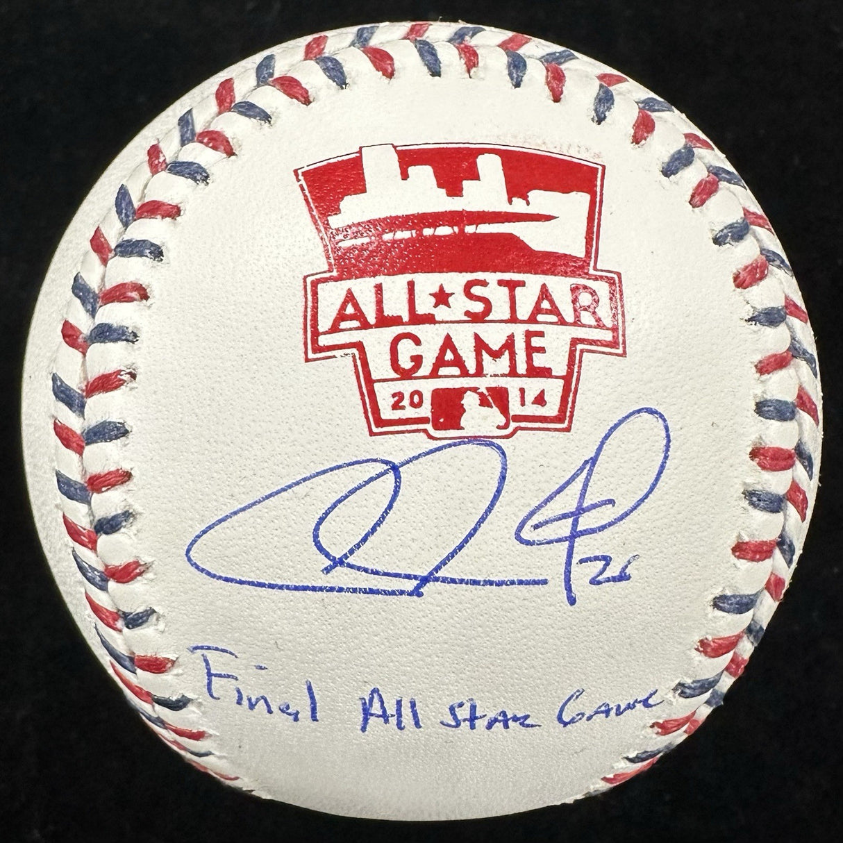 Chase Utley Finally All Star Game Signed 2014 ASG Logo Baseball Fanatics