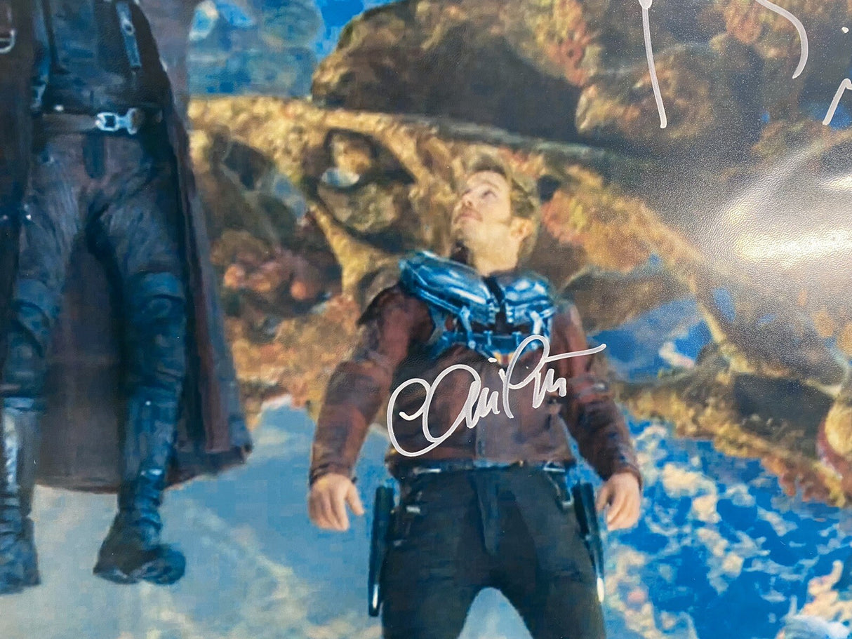 Chris Pratt Michael Rooker I’m Mary Poppins Y’all! Signed 16x20 Photo SWAU GOTG