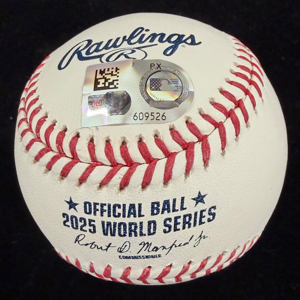 Miguel Rojas Game 7 9th Inning Game Tying Home Run Signed 2025 WS MLB Holo