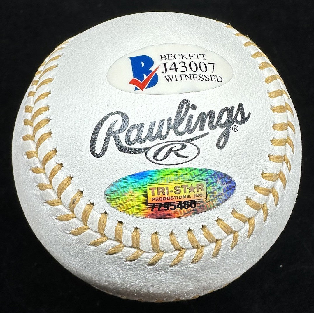 Ken Griffey Jr. 10 Gold Gloves Signed Gold Glove Logo Baseball Beckett Tristar