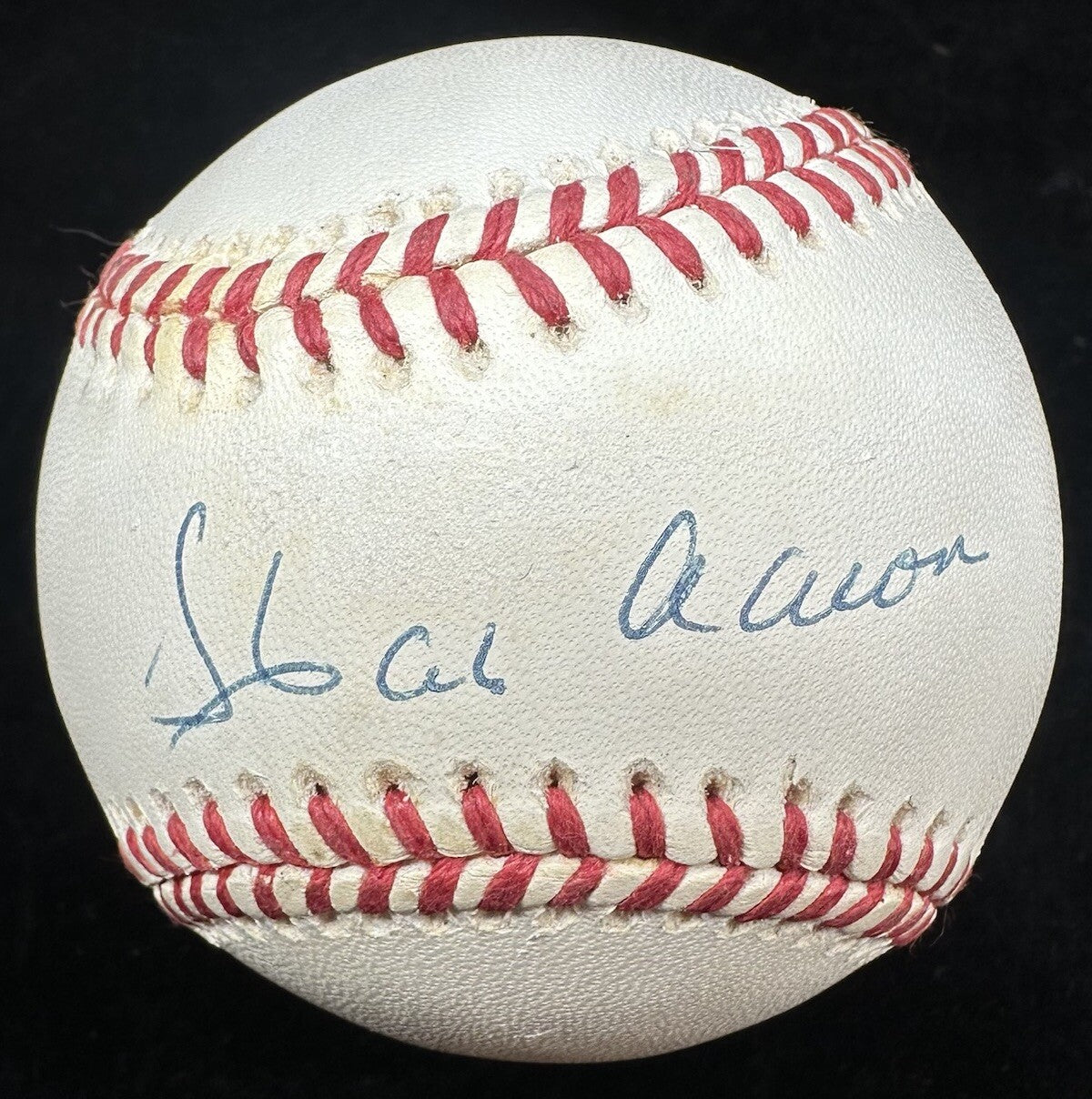Hank Aaron Signed ONL Baseball PSA/DNA LOA