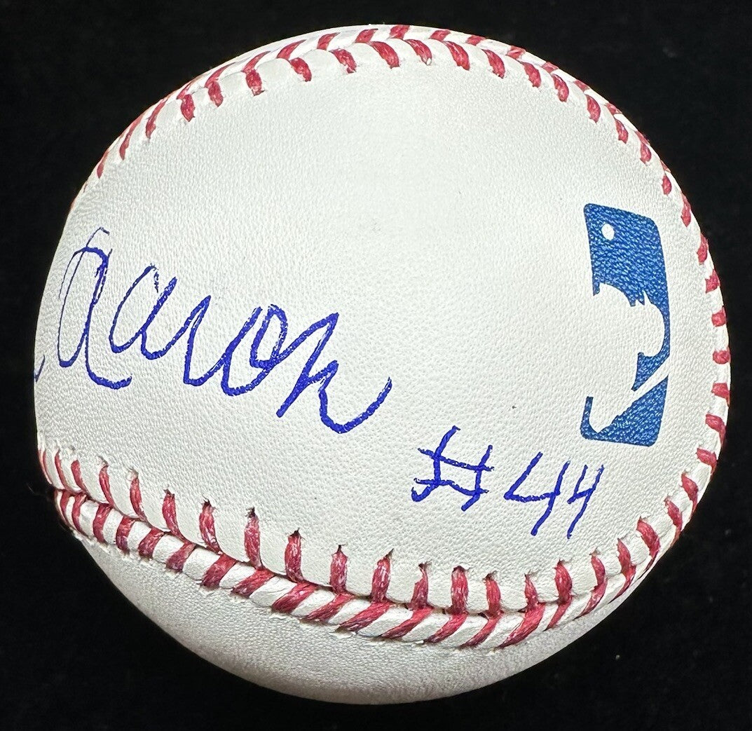 Hank Aaron #44 Signed Baseball Beckett BAS