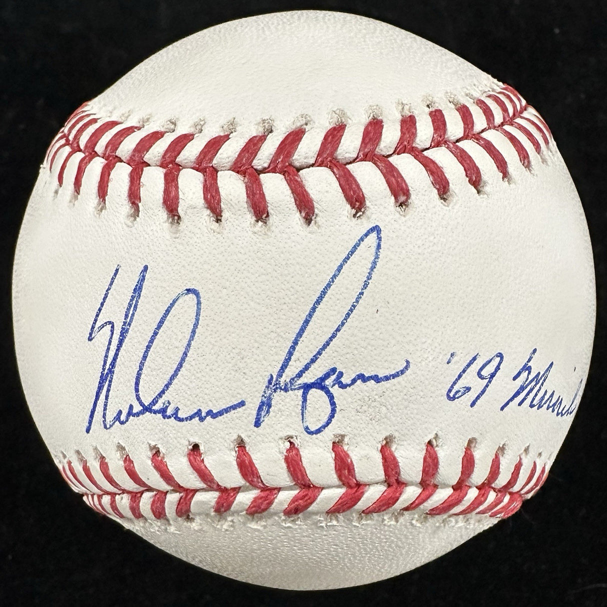 Nolan Ryan 69 Miracle Mets Signed Baseball Tristar Ryan Foundation Holo