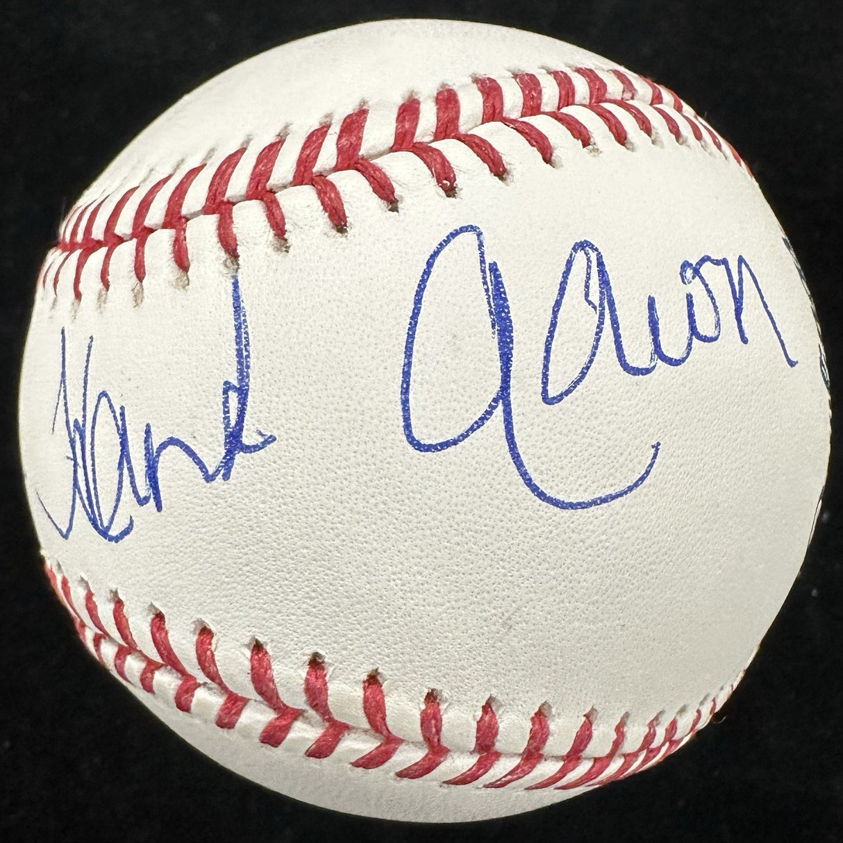 Hammerin’ Hank Aaron Signed Baseball JSA LOA