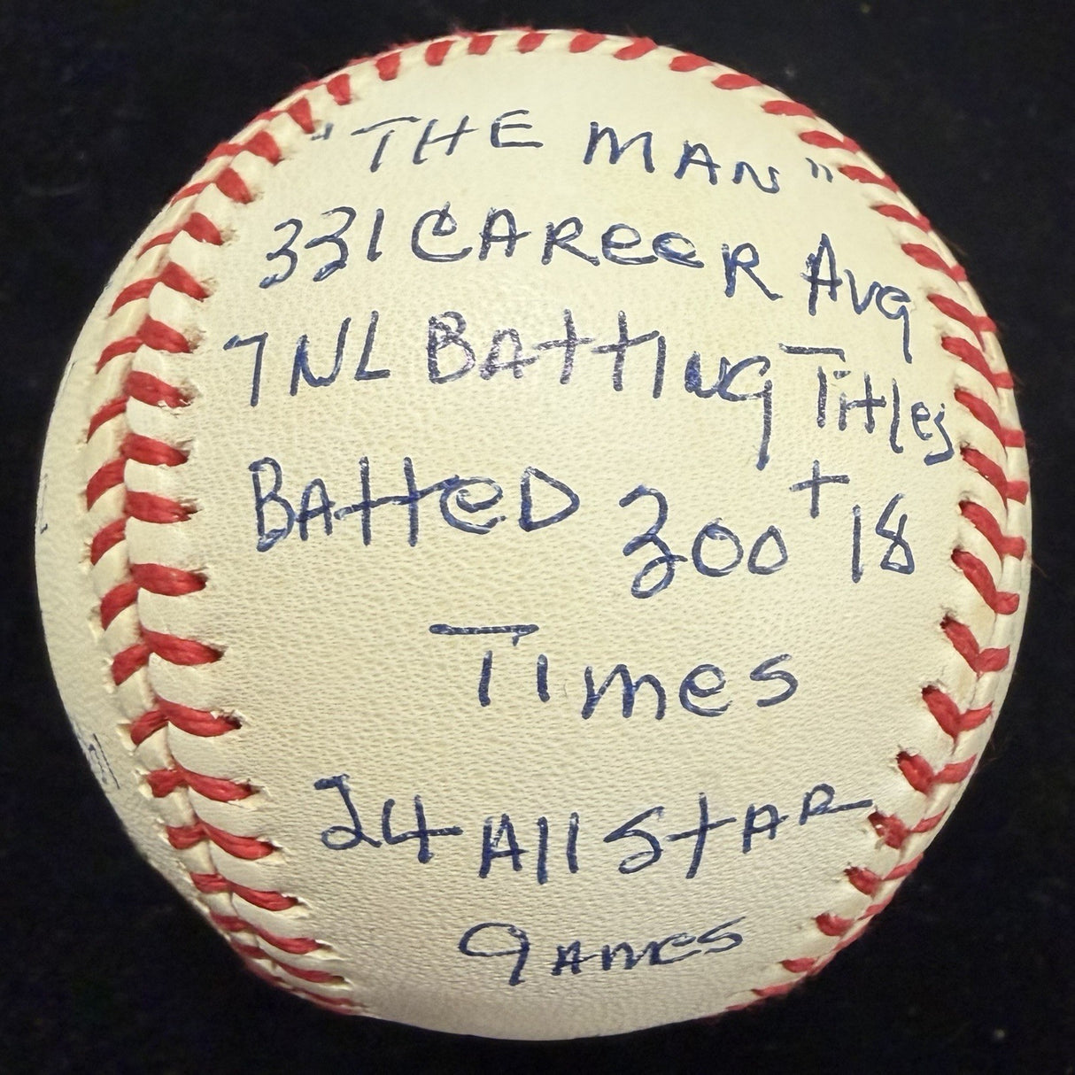 Stan Musial Signed Reggie Jackson Stat Baseball Complete Box Bag Cert