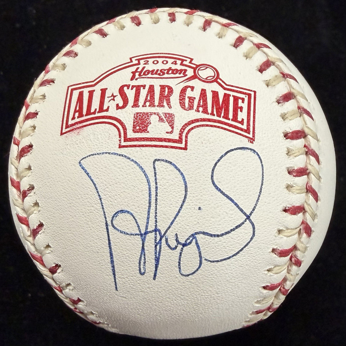 Albert Pujols Signed 2004 All Star Game Logo Baseball Beckett Witness Holo Only