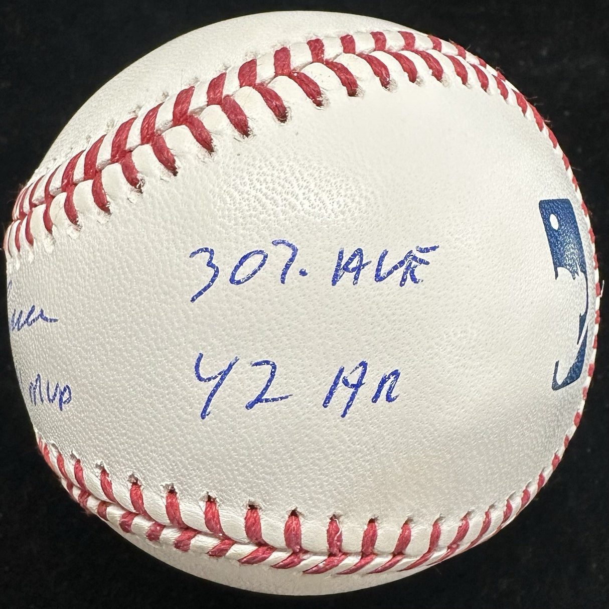 Jose Canseco 1988 AL MVP Signed Stat Baseball JSA