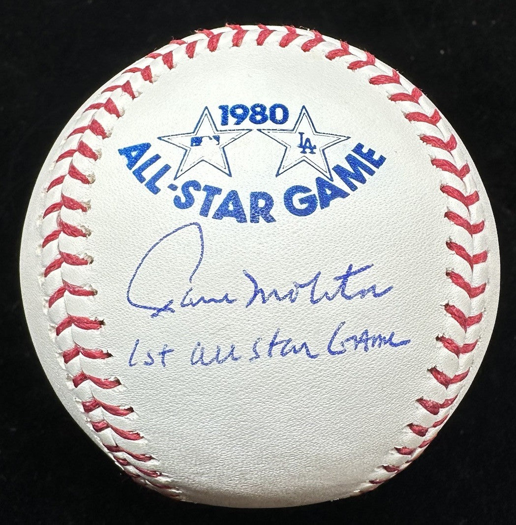 Paul Molitor 1st All Star Game Signed 1980 ASG Logo Baseball JSA