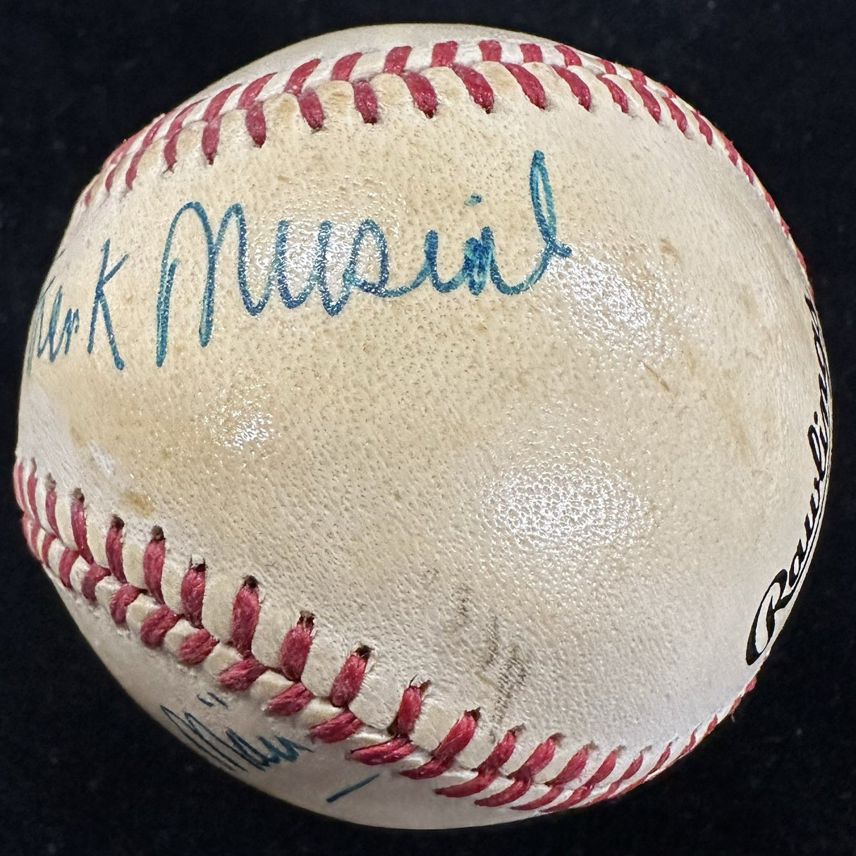 Stanley Frank Musial Stan The Man Signed Full Name Nickname Baseball PSA/DNA LOA