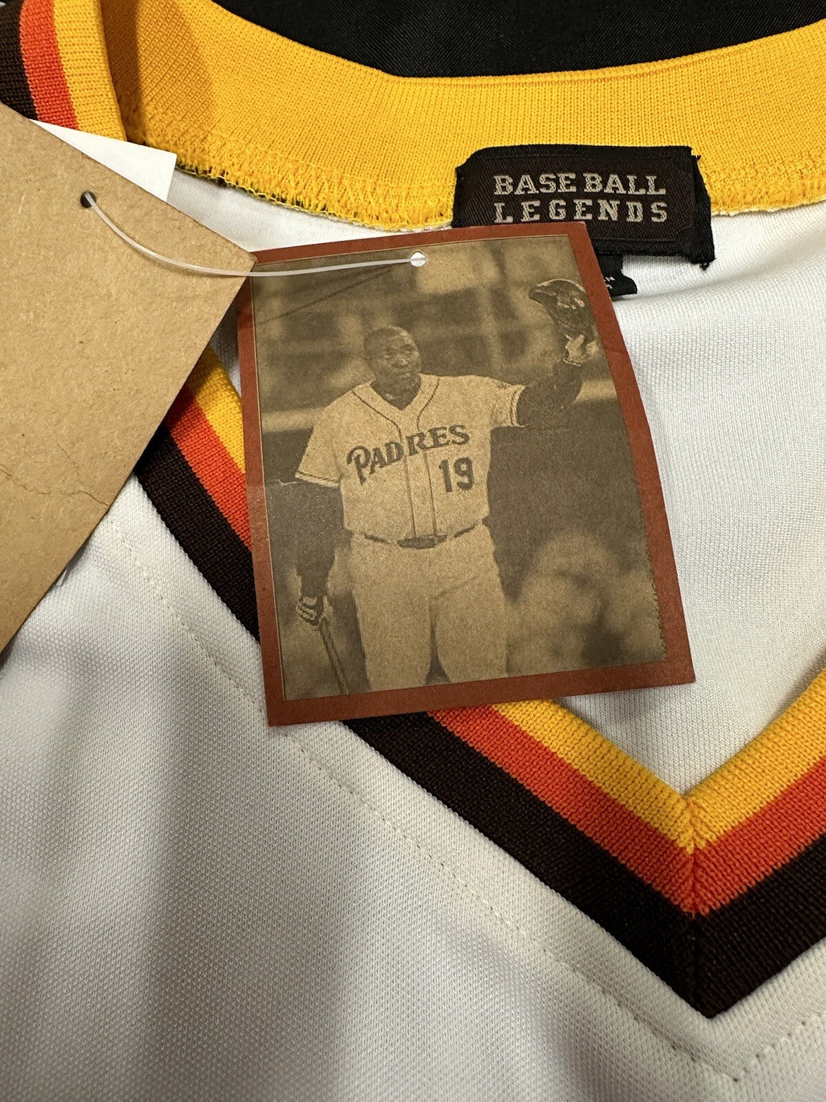 Tony Gwynn Signed Authentic Padres Baseball Legends Jersey JSA LOA