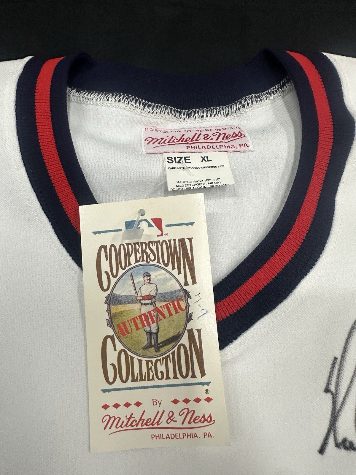 Nolan Ryan Signed Authentic California Angels Mitchell Ness Jersey PSA/DNA LOA