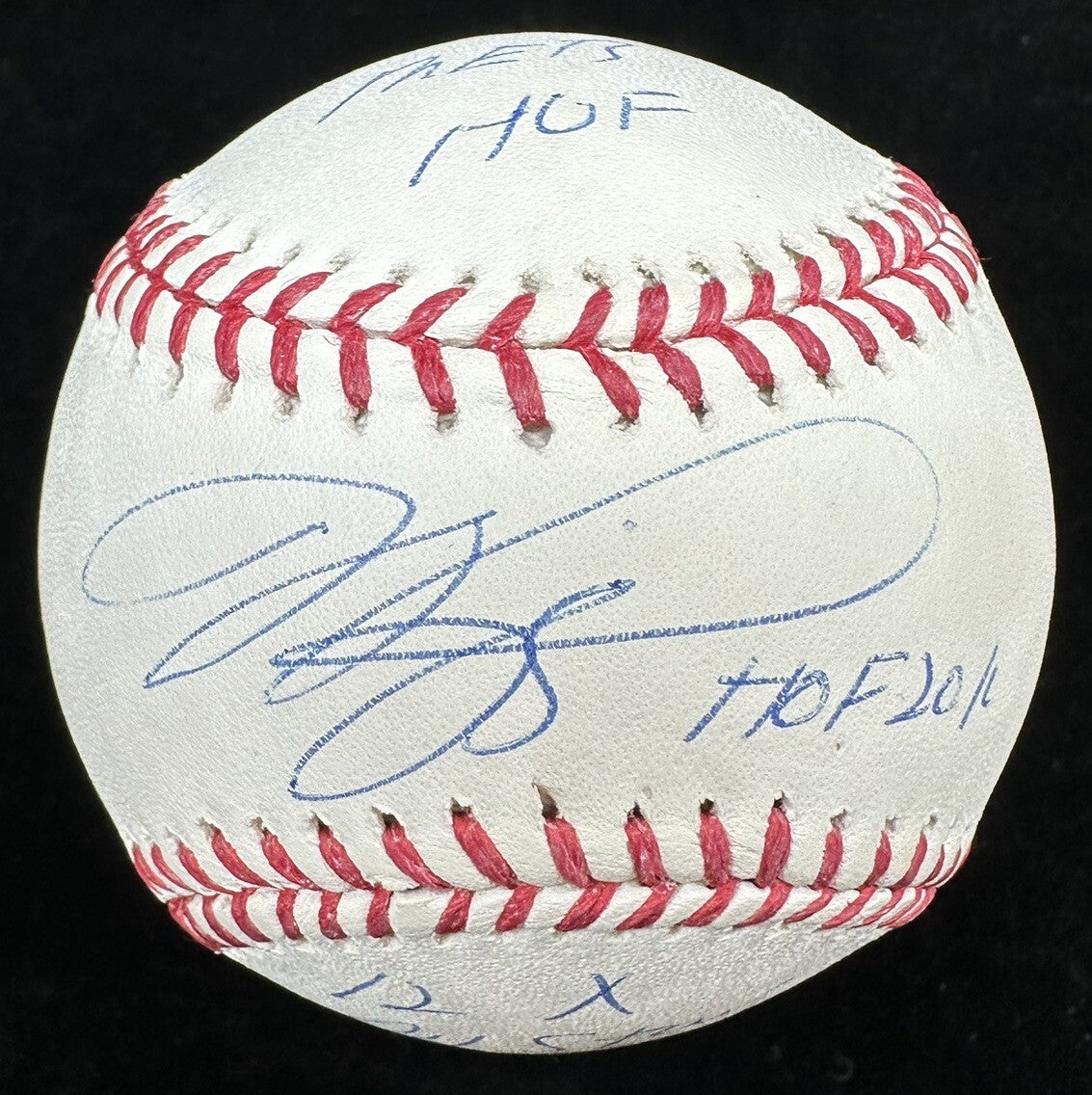 Mike Piazza HOF 2016 Mets HOF ROY Signed Stat Baseball MLB Holo Fanatics