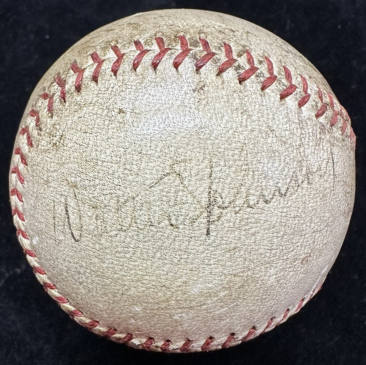 Walter Johnson Single-Signed Baseball PSA/DNA Beckett LOA