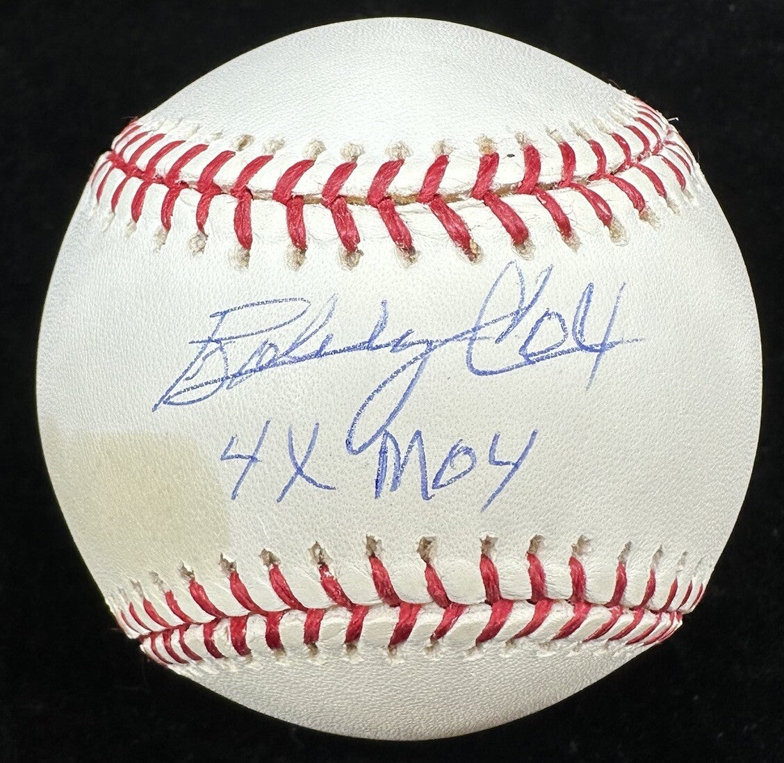 Bobby Cox 4x MOY Signed Baseball Steiner Sports