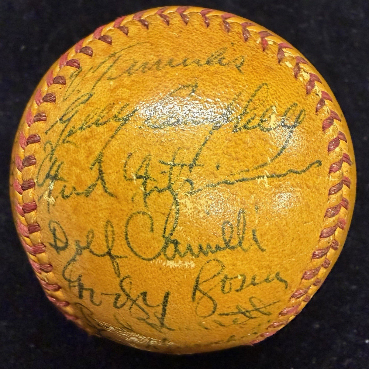 Babe Ruth 1938 Brooklyn Dodgers Team Signed Baseball JSA LOA