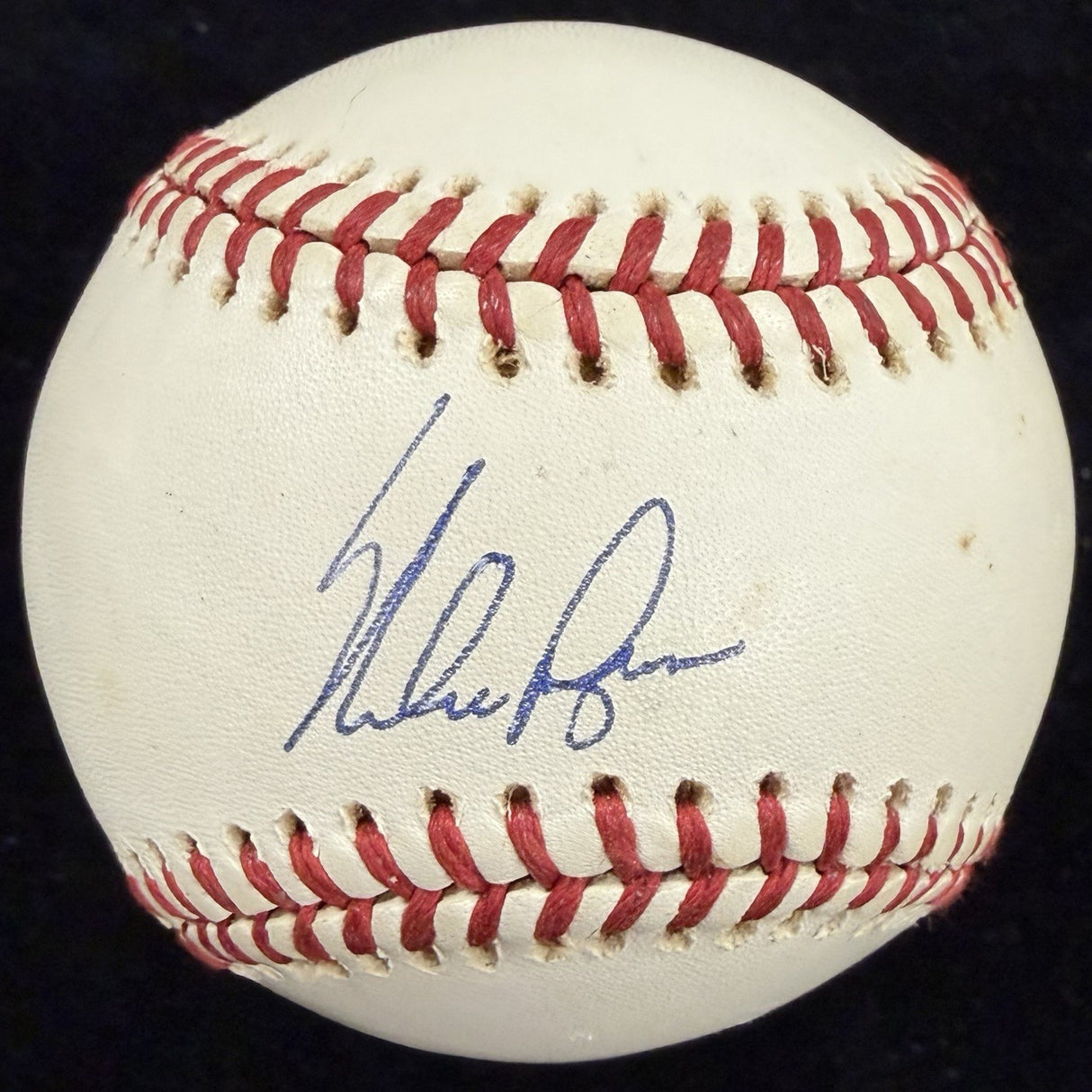 Nolan Ryan Signed Spalding Macphail OAL Baseball Ryan Foundation Holo