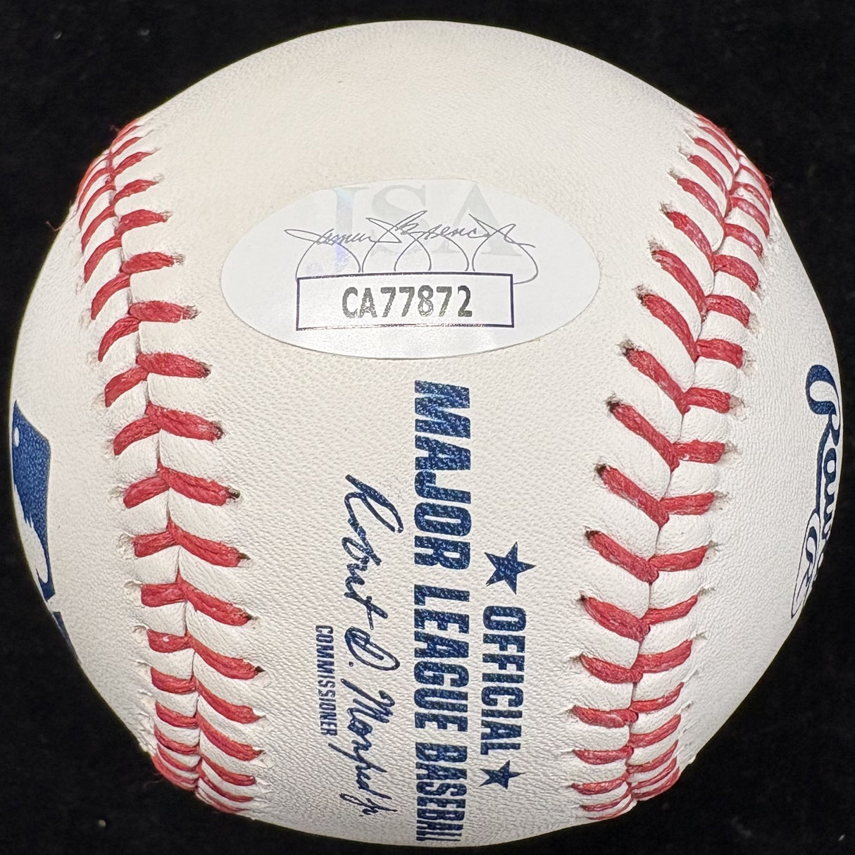 Calvin Johnson Signed Baseball JSA