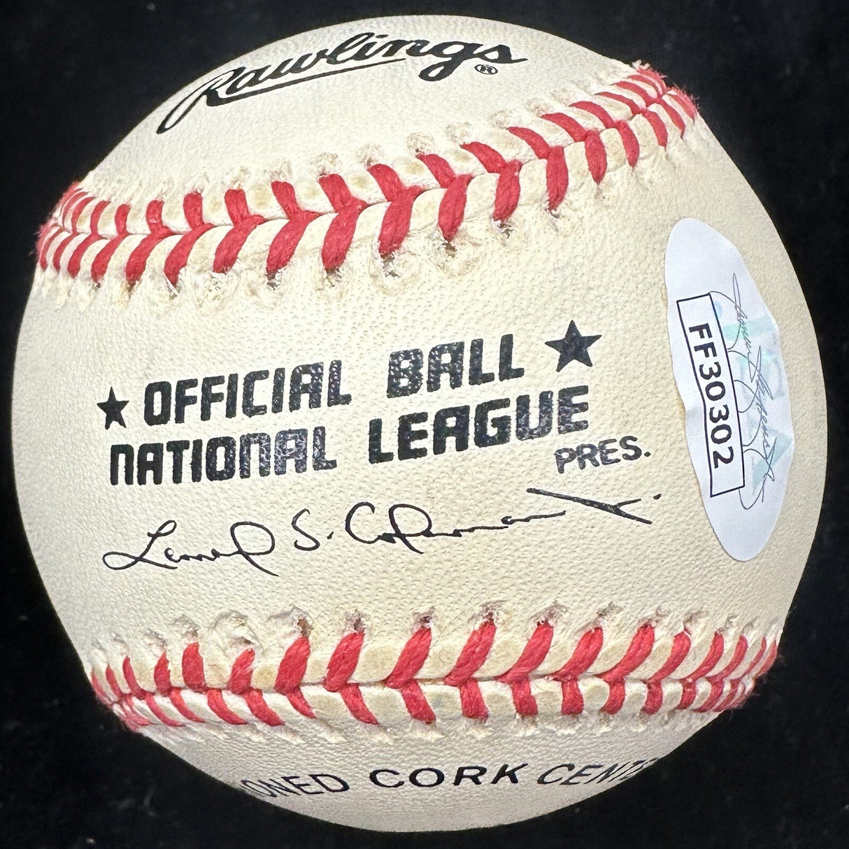 Eddie Mathews Santa Barbara Bomber Signed Nickname Baseball JSA