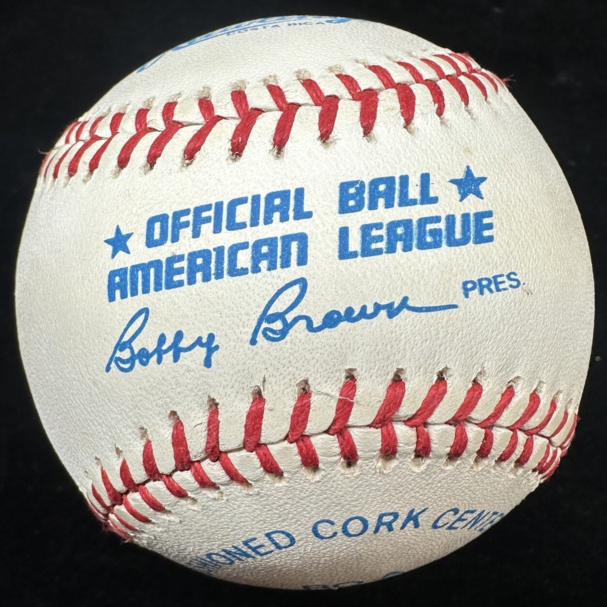 Ted Williams Signed OAL Brown Baseball PSA/DNA LOA