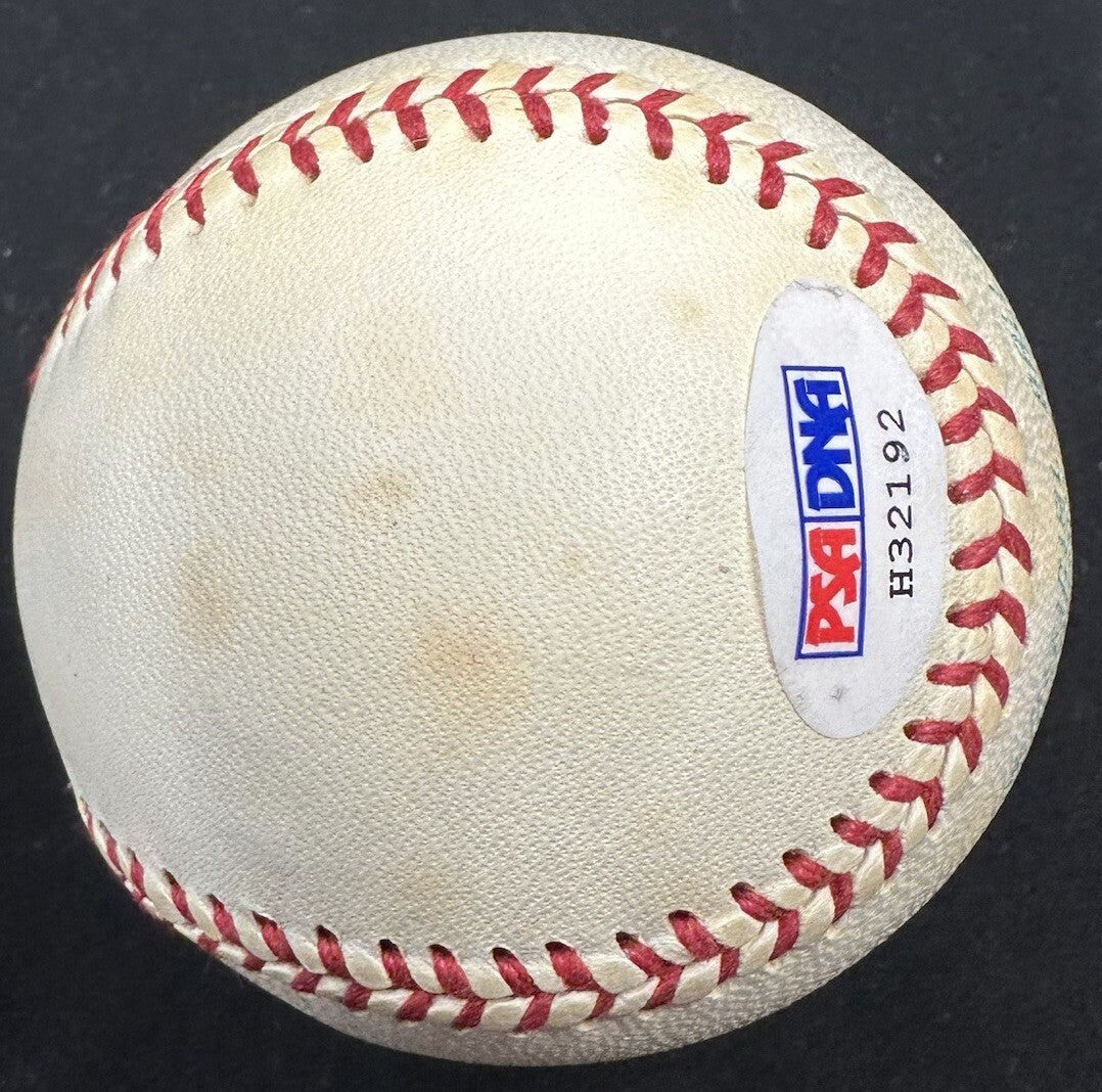 Carl Yastrzemski 1967 TC + MVP HOF 89 Signed ROAL Joe Cronin Baseball PSA