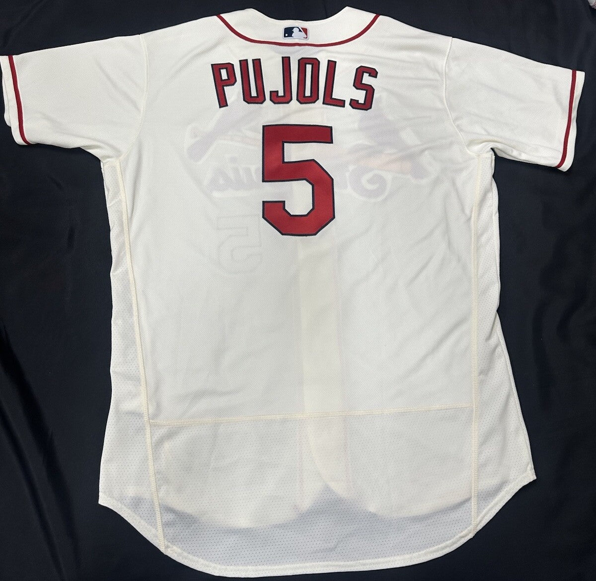 Albert Pujols Authentic St. Louis Cardinals Nike Flex Base Home Alternate Jersey