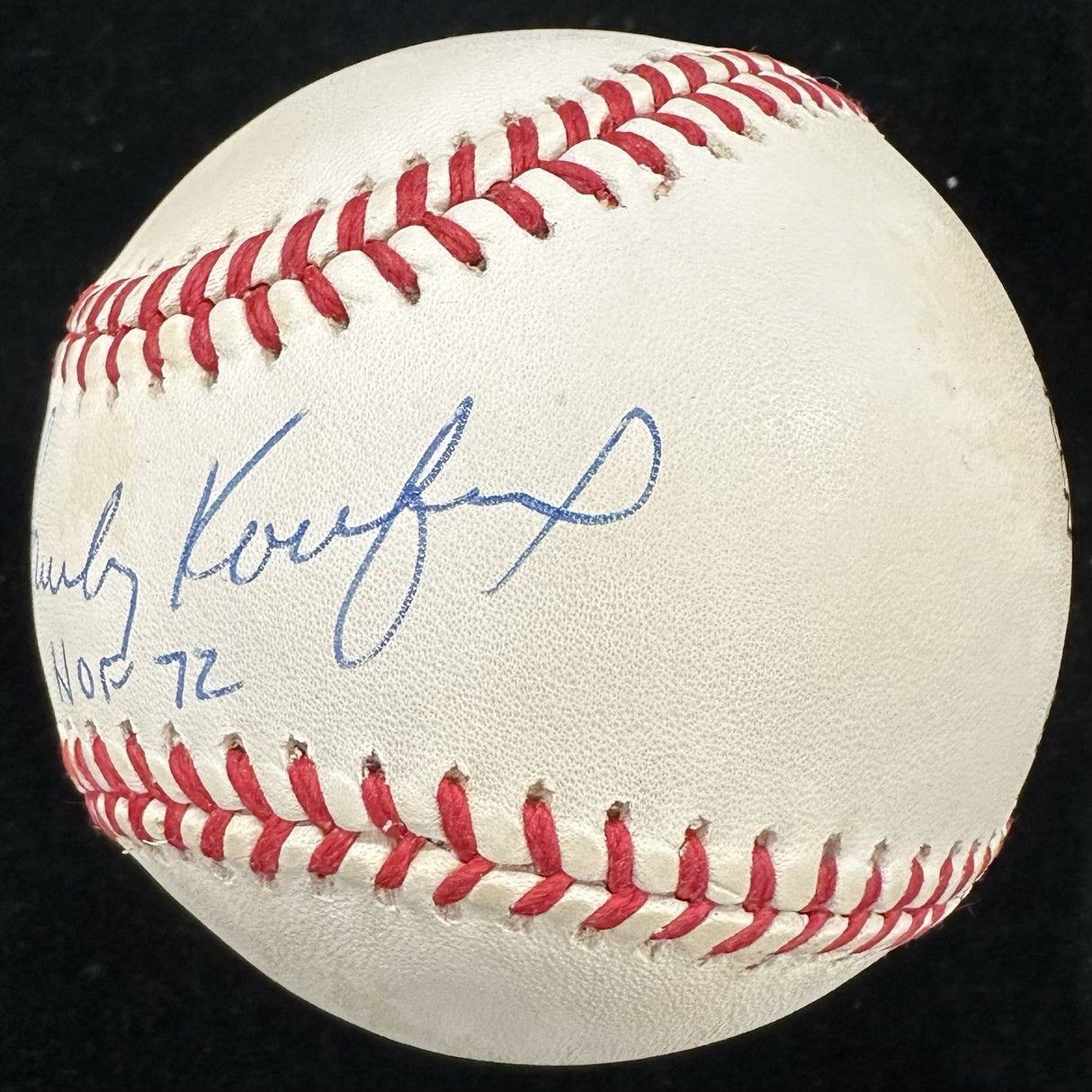 Sandy Koufax HOF 72 Signed Baseball JSA LOA