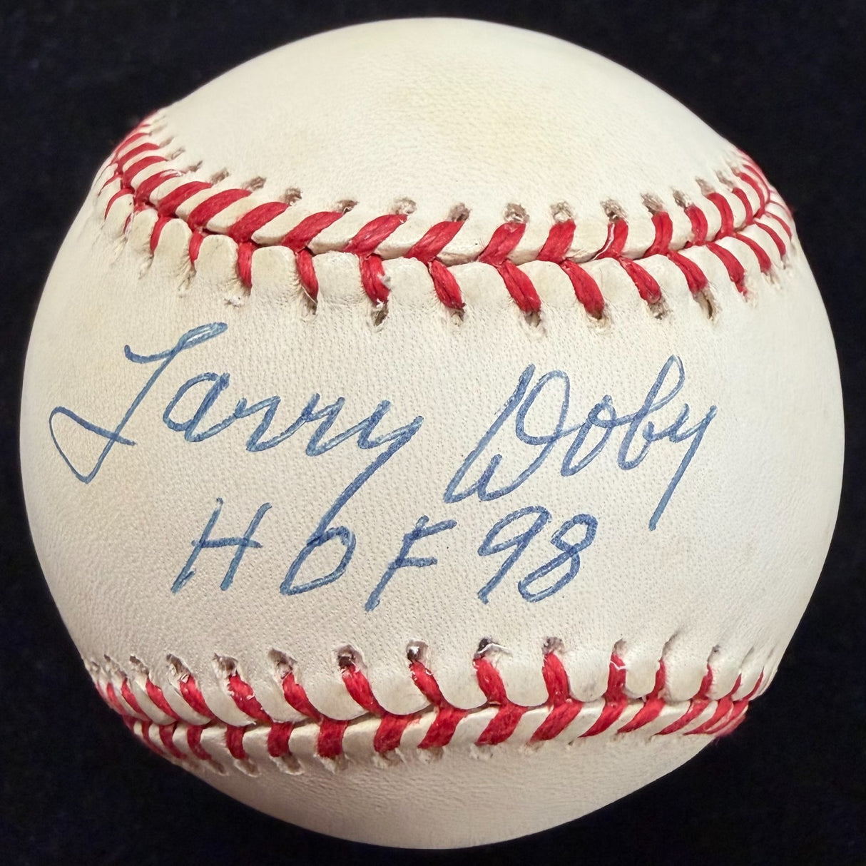 Larry Doby HOF 98 Signed Baseball JSA