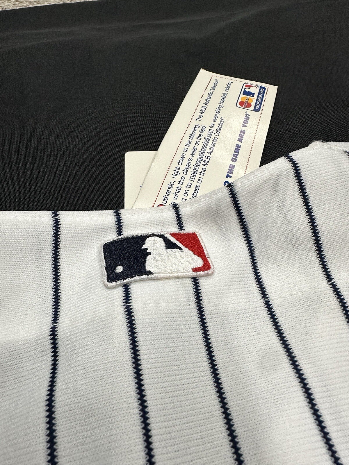 Don Larsen PG 10-8-56 Signed Authentic Yankees Jersey JSA