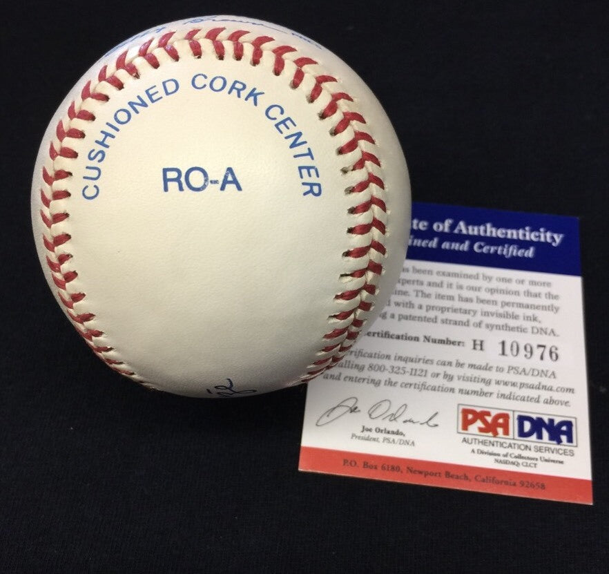 Johnny "Big Cat" Mize HOF 81 Signed Baseball PSA/DNA Yankees