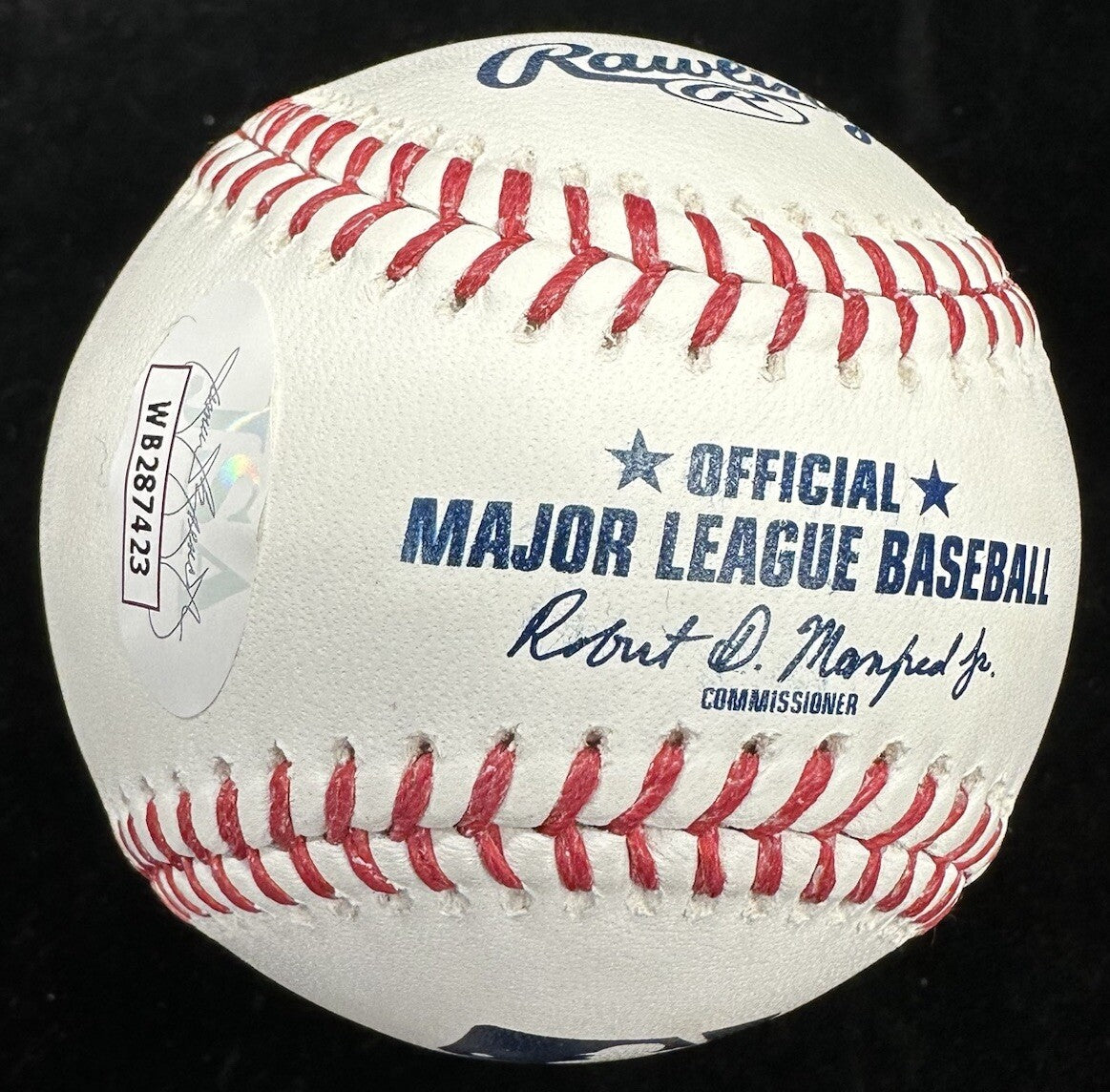 Rickey Henderson 297 HR Signed Baseball JSA Witness