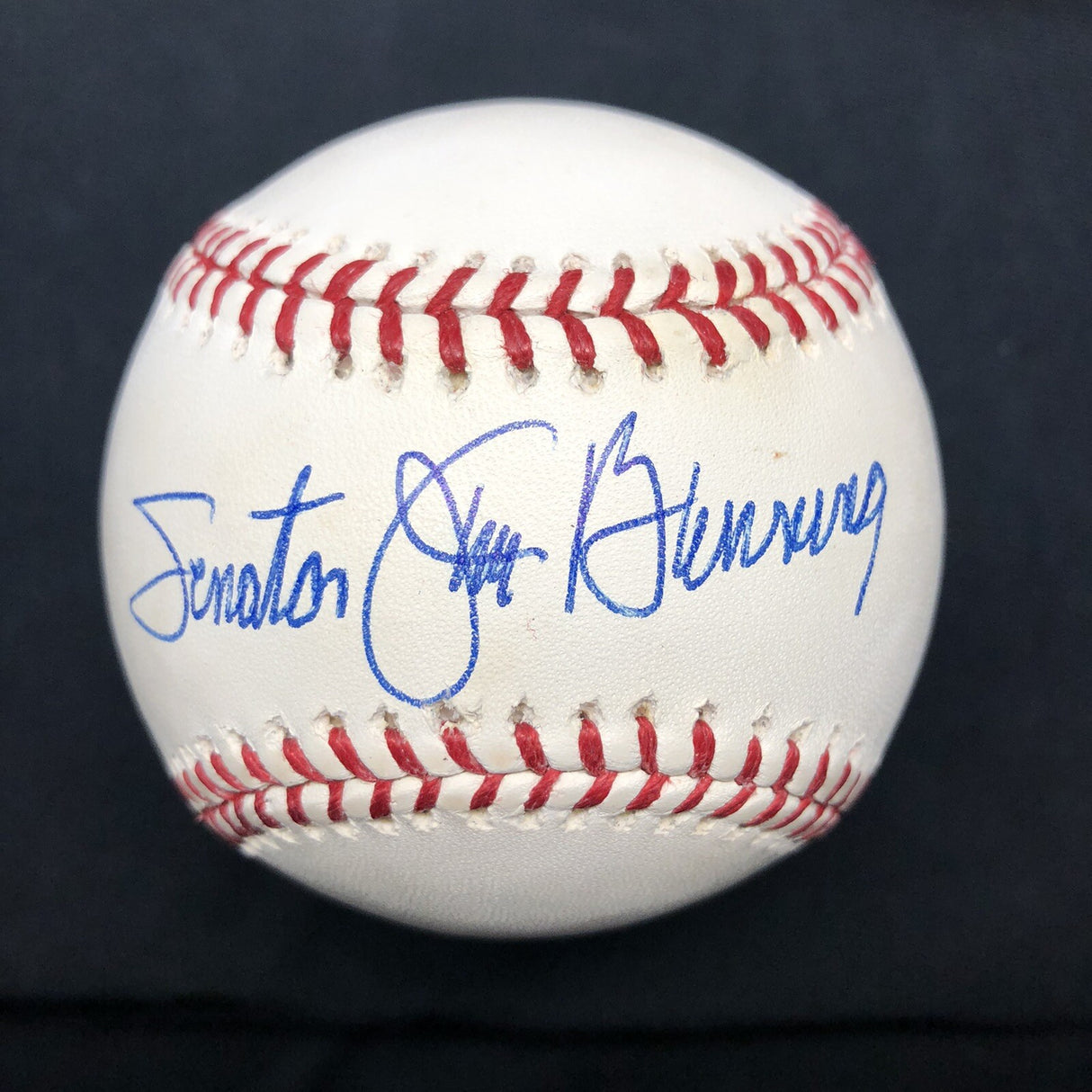 Jim Bunning US Congressman Senator Signed Baseball Set PSA HOF PG