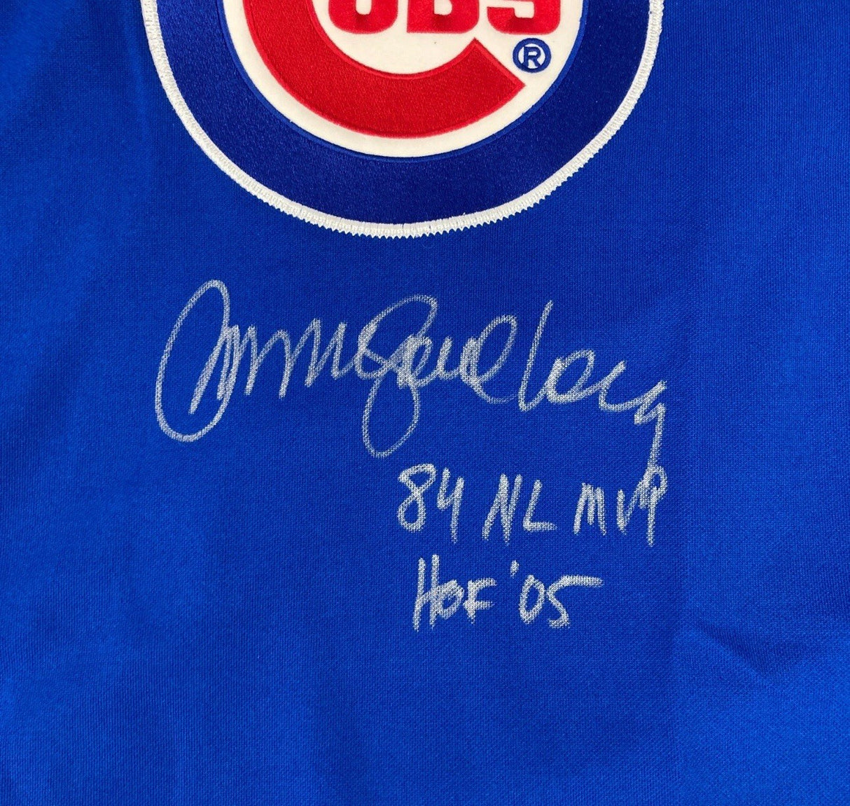 Ryne Sandberg HOF 05 MVP Signed Authentic Cubs Mitchell Ness Jersey JSA