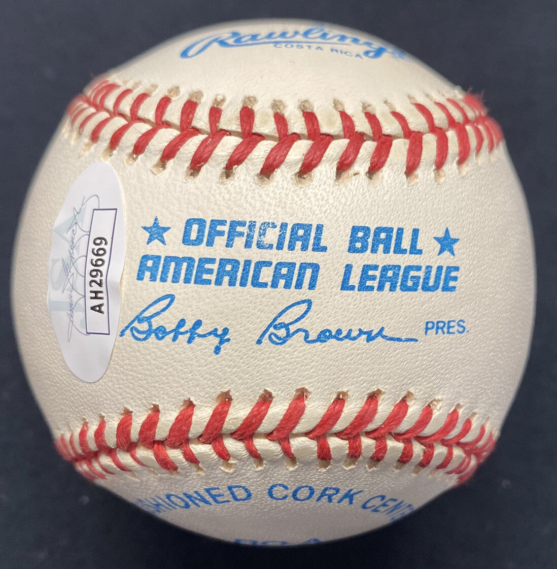 Bob “Rapid Robert” Feller HOF 62 Signed Baseball JSA