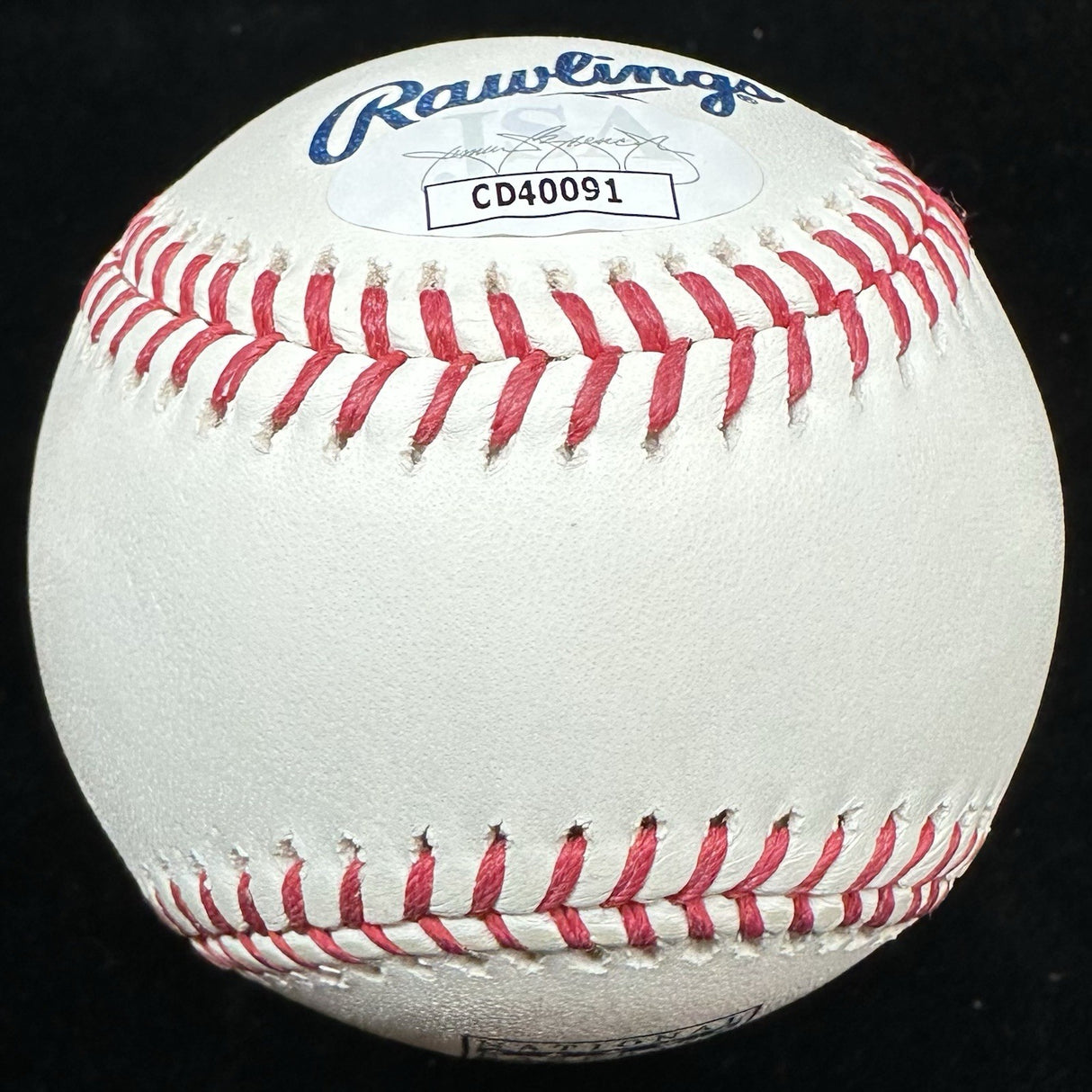 Carlton Fisk HOF 2000 Signed Hall Of Fame Logo Baseball JSA