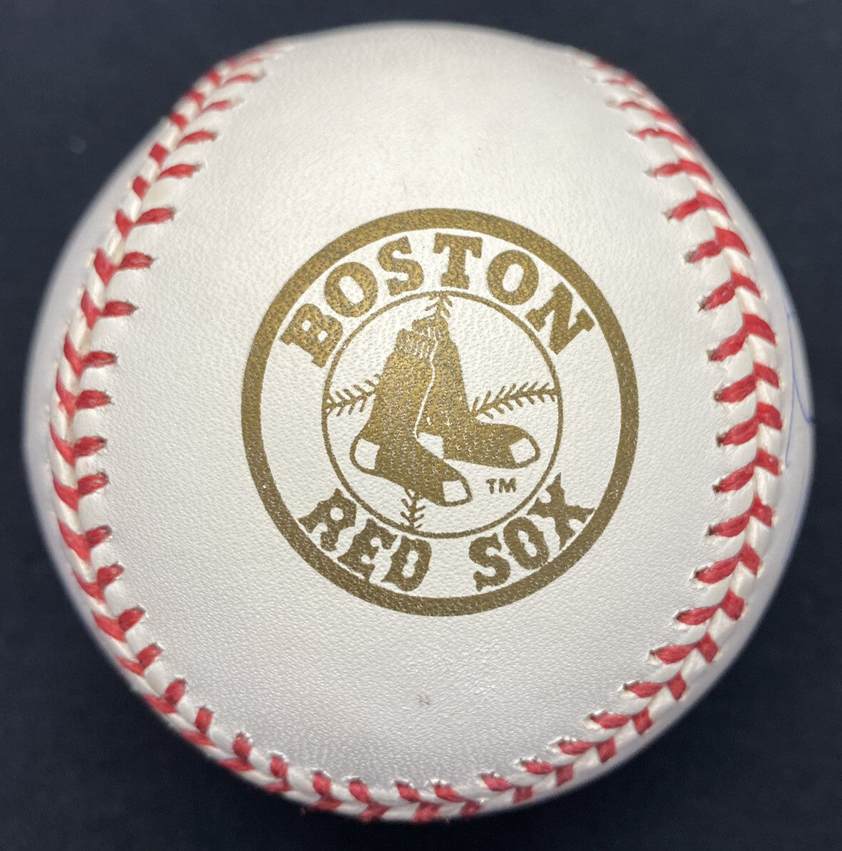 Manny Ramirez MVP Signed 2004 World Series Baseball Logo Tristar