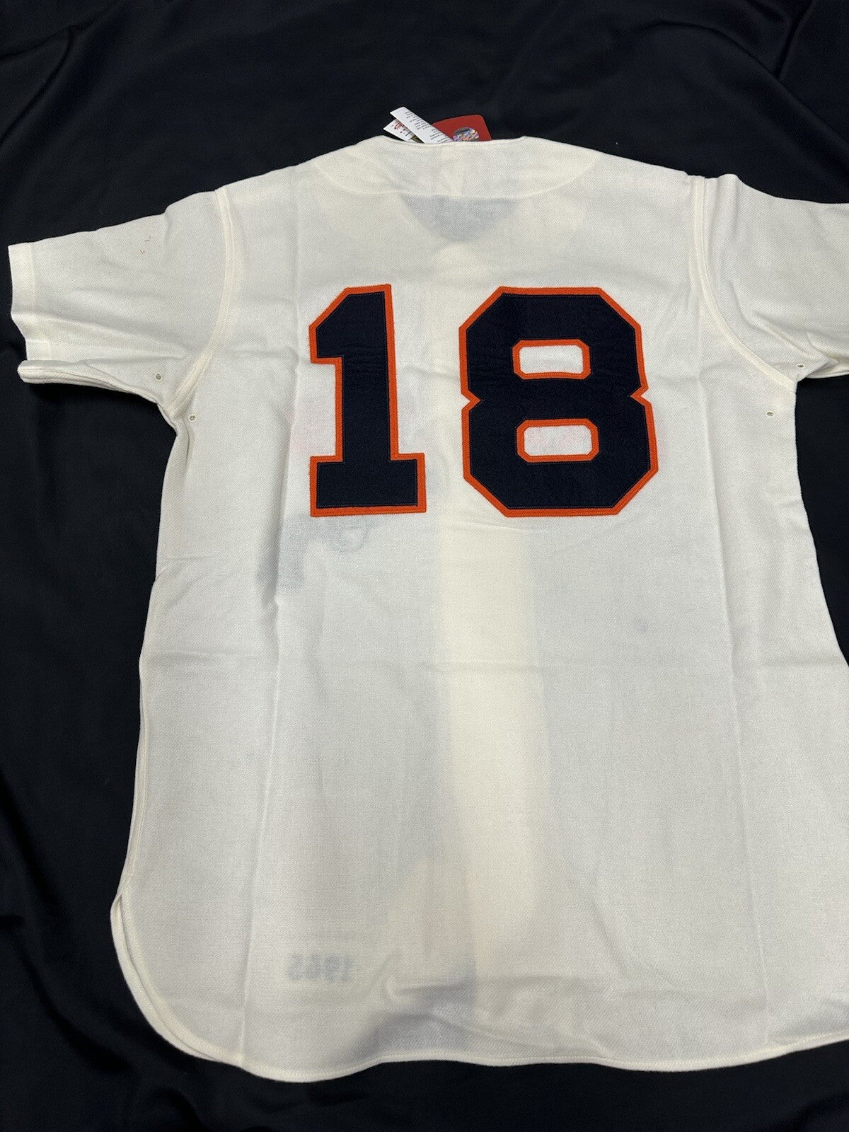 Joe Morgan Signed Authentic Houston Colt .45’s Mitchell Ness Stat Jersey JSA