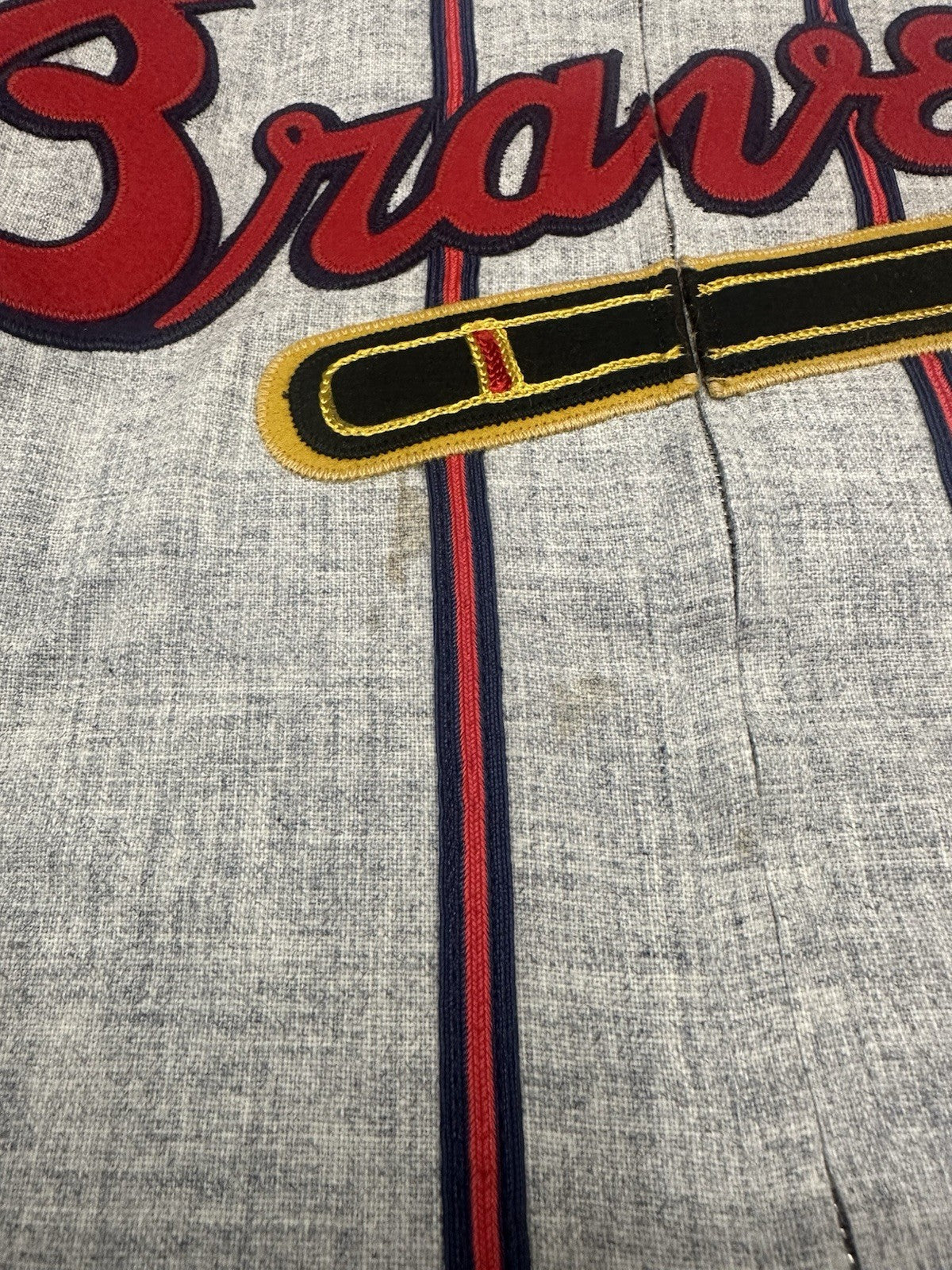 Eddie Mathews HOF 78 512 HR Signed Authentic Braves Mitchell Ness Jersey PSA LOA