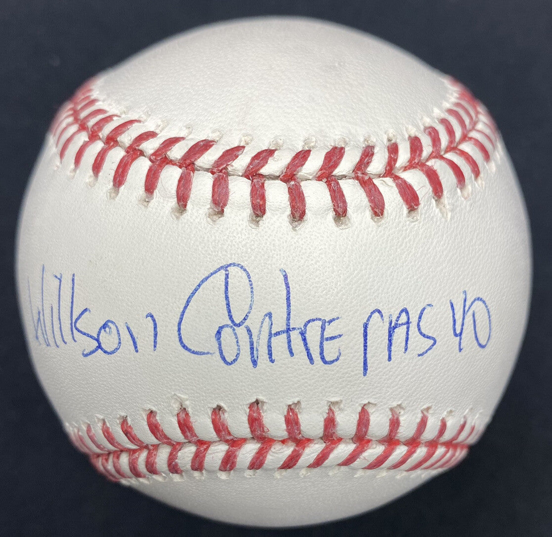 Willson Contreras Full Name Signed Baseball PSA/DNA