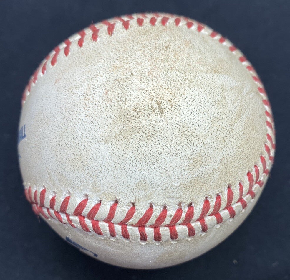 Mike Trout Game Used Signed Career Hit #698 Baseball MLB Holo Angels