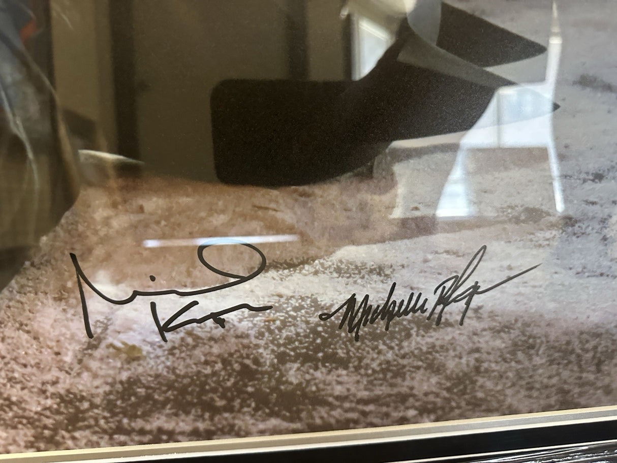 Michael Keaton Michelle Pfeiffer Batman Returns Signed 20x30 Framed Photo CA