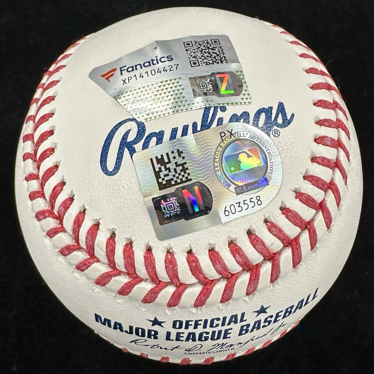 Yoshibonu Yamamoto Signed Baseball MLB Holo Fanatics