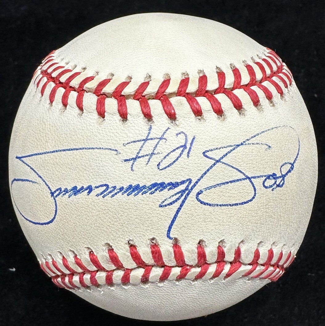 Sammy Sosa Vintage Signature Signed Baseball JSA