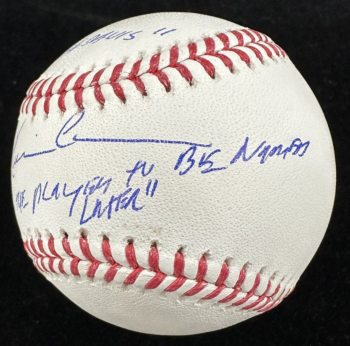 Kevin Costner Crash Davis Bull Durham Quote Signed Baseball SWAU Holo