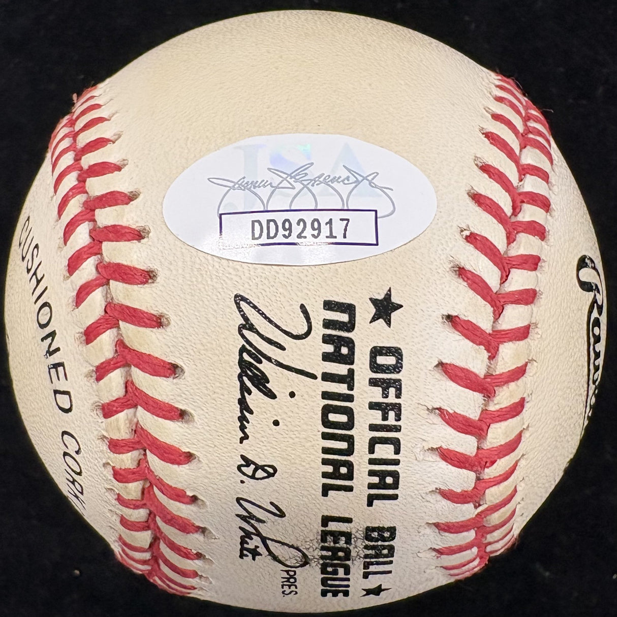 Emmitt Smith Signed Baseball JSA