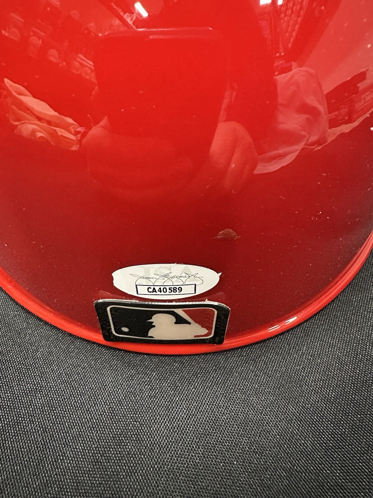 Red Schoendienst HOF 89 Signed Authentic Cardinals Helmet JSA