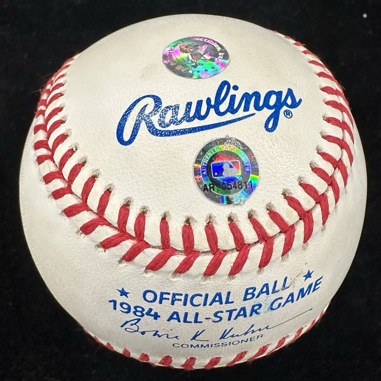 Gary Carter Signed 1984 All Star Game Logo Baseball MLB Holo (MVP)