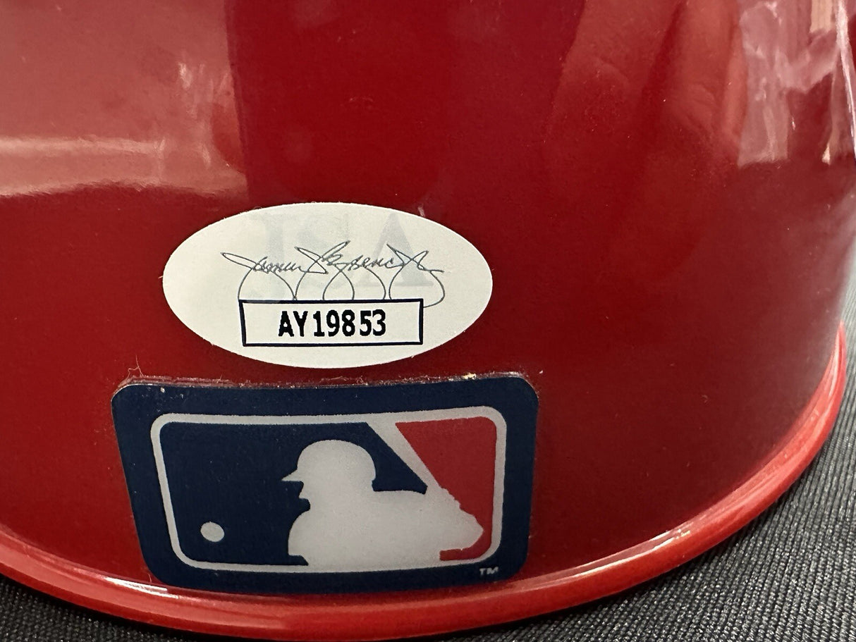 Stan Musial Signed Authentic Rawlings Cardinals Batting Helmet JSA