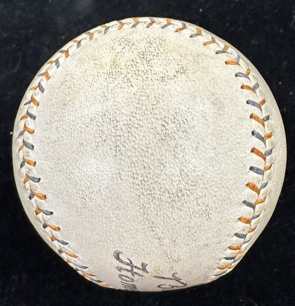 Babe Ruth & Hank Aaron Dual Signed Spalding Ruth HR Special Baseball PSA/DNA LOA