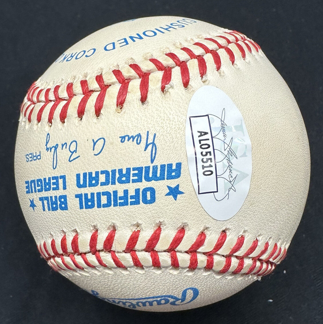 Rafael Palmeiro 23 Signed Baseball JSA