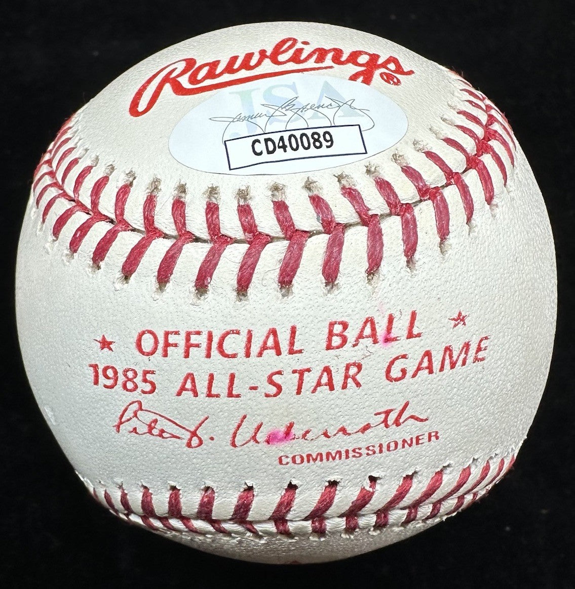 Jim Rice 8x All Star Signed 1985 ASG Logo Baseball JSA